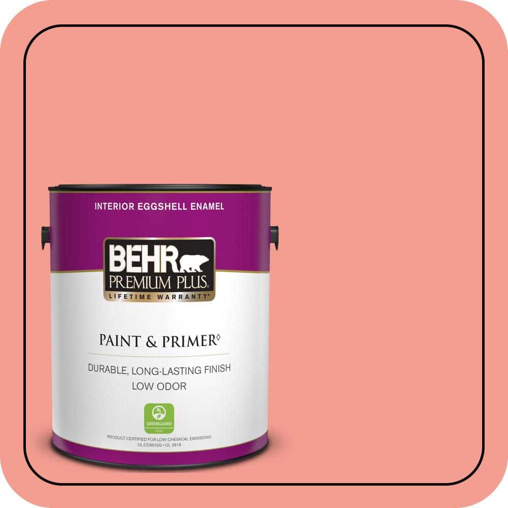1 gal. #170B-4 Cool Melon Eggshell Enamel Low Odor Interior Paint & Primer price history on PriceWatchPro