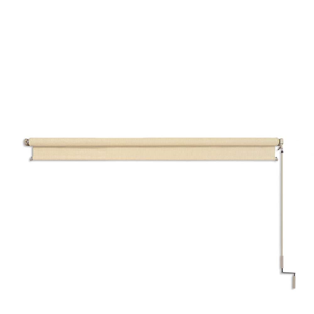 Beige UV Blocking Outdoor Roller Shade 72" W x 72" L