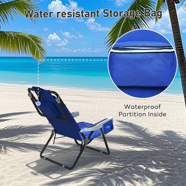 Camping Table Reclining Camping Chairs With Removable Footrest