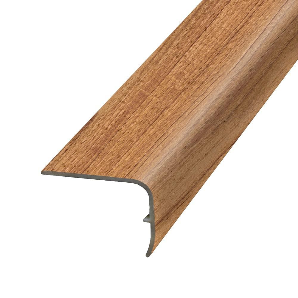 PERFORMANCE ACCESSORIES Butter Rum 1.32 in. Thick x 1.88 in. Wide x 78.7 in. Length Vinyl Stair Nose Molding, Medium