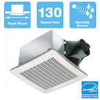 Signature Series 130 CFM Humidity Sensing Ceiling Bathroom Exhaust Fan, Energy Star