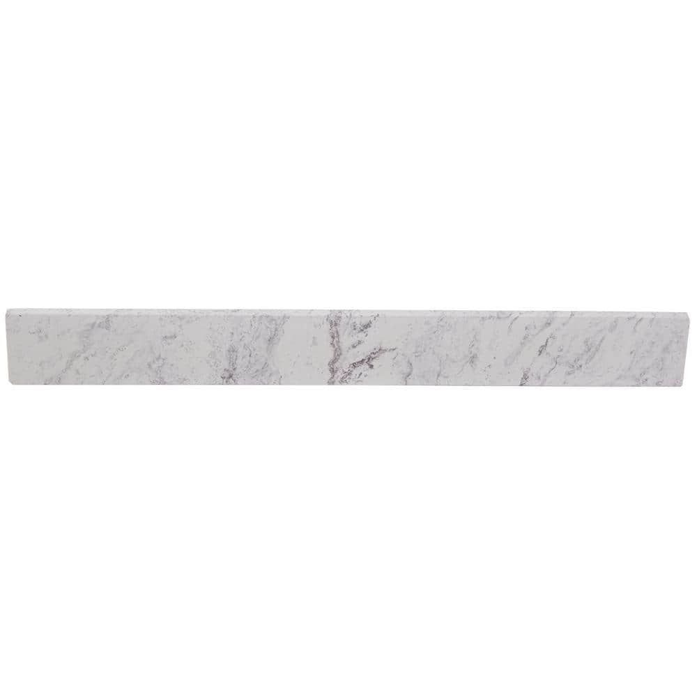 Home Decorators Collection 30.50 in. Stone Effects Backsplash in Lunar