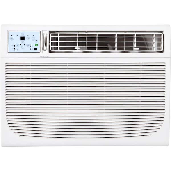 18,000 BTU (DOE) 230-Volt Window Air Conditioner Cools 1000 sq. ft. with Remote in White