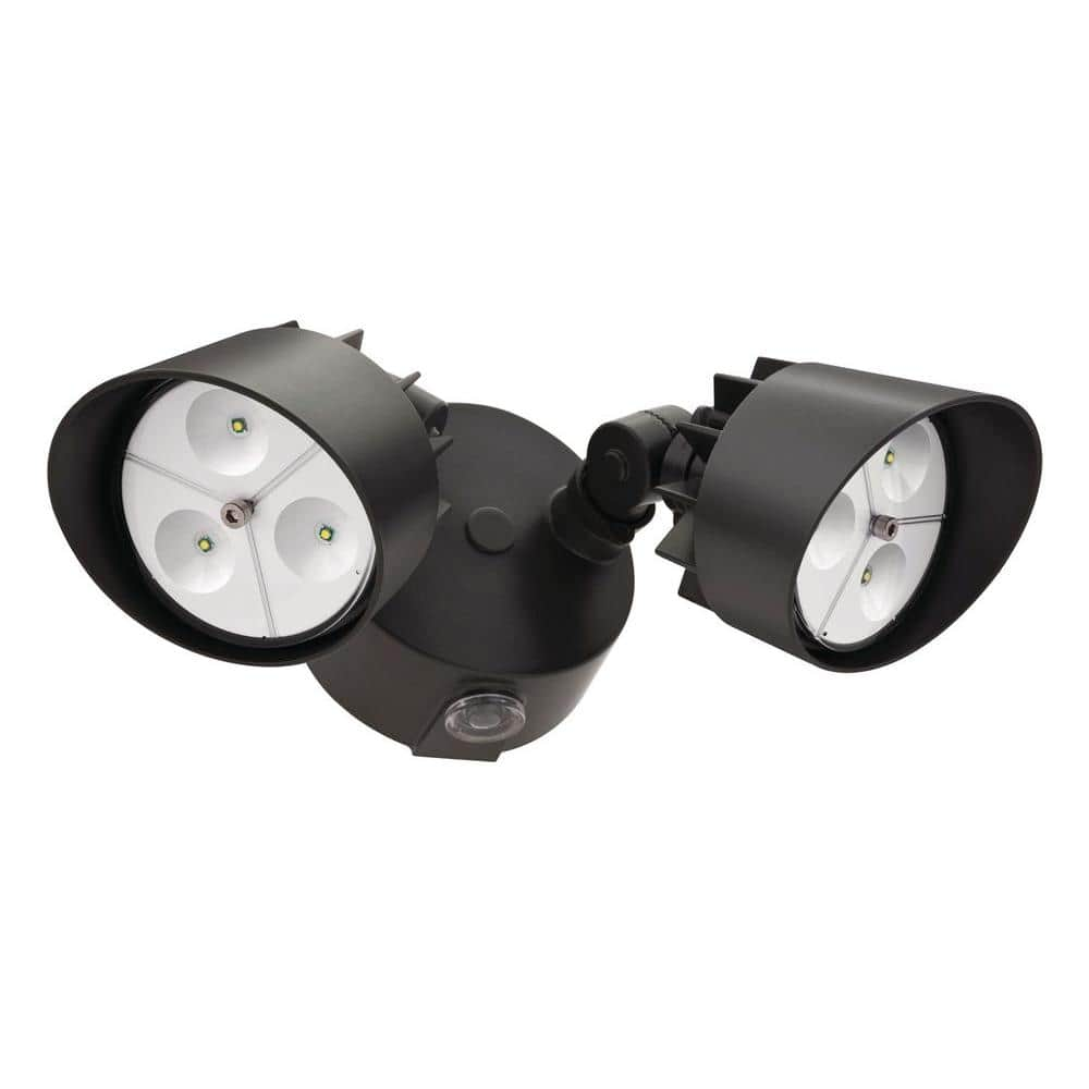 UPC 745973299401 product image for Black Bronze Outdoor LED Wall-Mount Flood Light with Photocell | upcitemdb.com