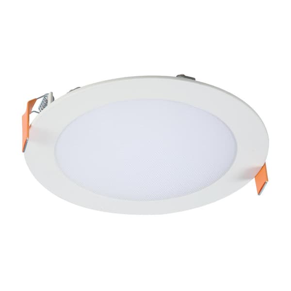HALO HLB 6 in. 3000K Color Temperature New Construction or Remodel Canless Recessed Integrated LED Kit
