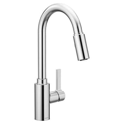 MOEN Genta Single-Handle 1-Spray Tub and Shower Faucet in Chrome (Valve ...