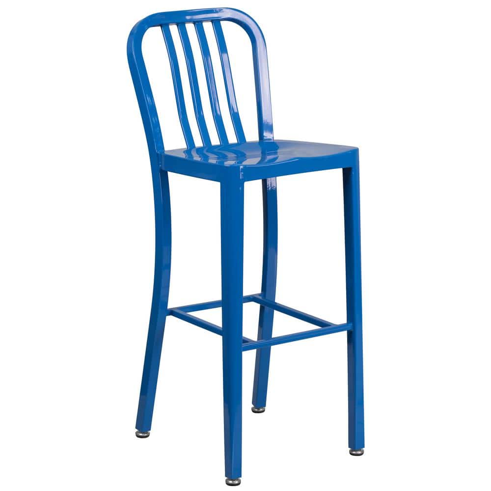 30.25 in. Blue Bar Stool price history on PriceWatchPro