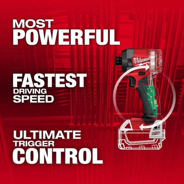 M18 FUEL 18-Volt Li-Ion Brushless Cordless 1/4 in. Hex Impact Driver & 3/8 in. Compact Impact Wrench with Friction Ring
