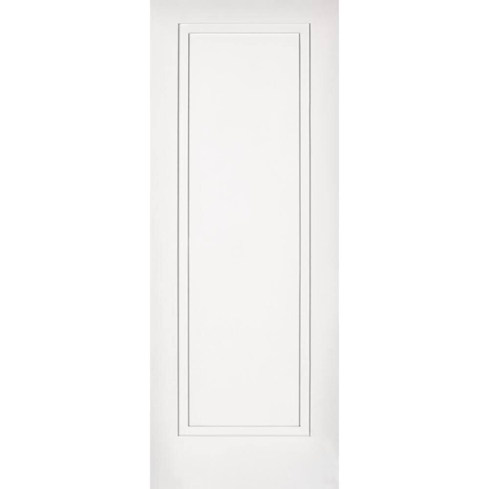 2-Step 24 in. x 80 in. 1-Panel Solid Wood Core White Primed Smooth MDF Interior Door Slab price history on PriceWatchPro