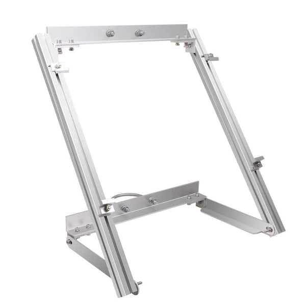 Solar Panel Pole Mount Single Side 27.4 in. Support for Panels Up to 100W