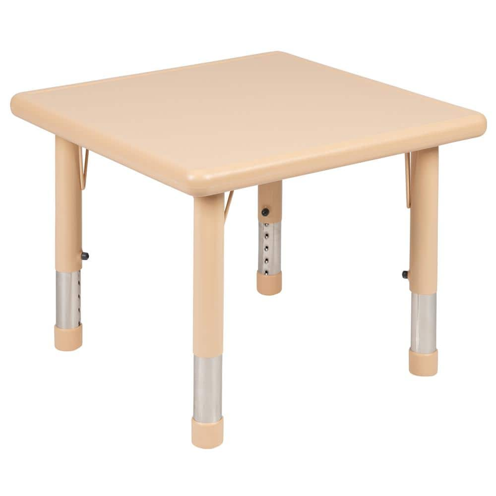 Kids Adjustable Charcoal Wood Large Table with 15 Legs + Reviews