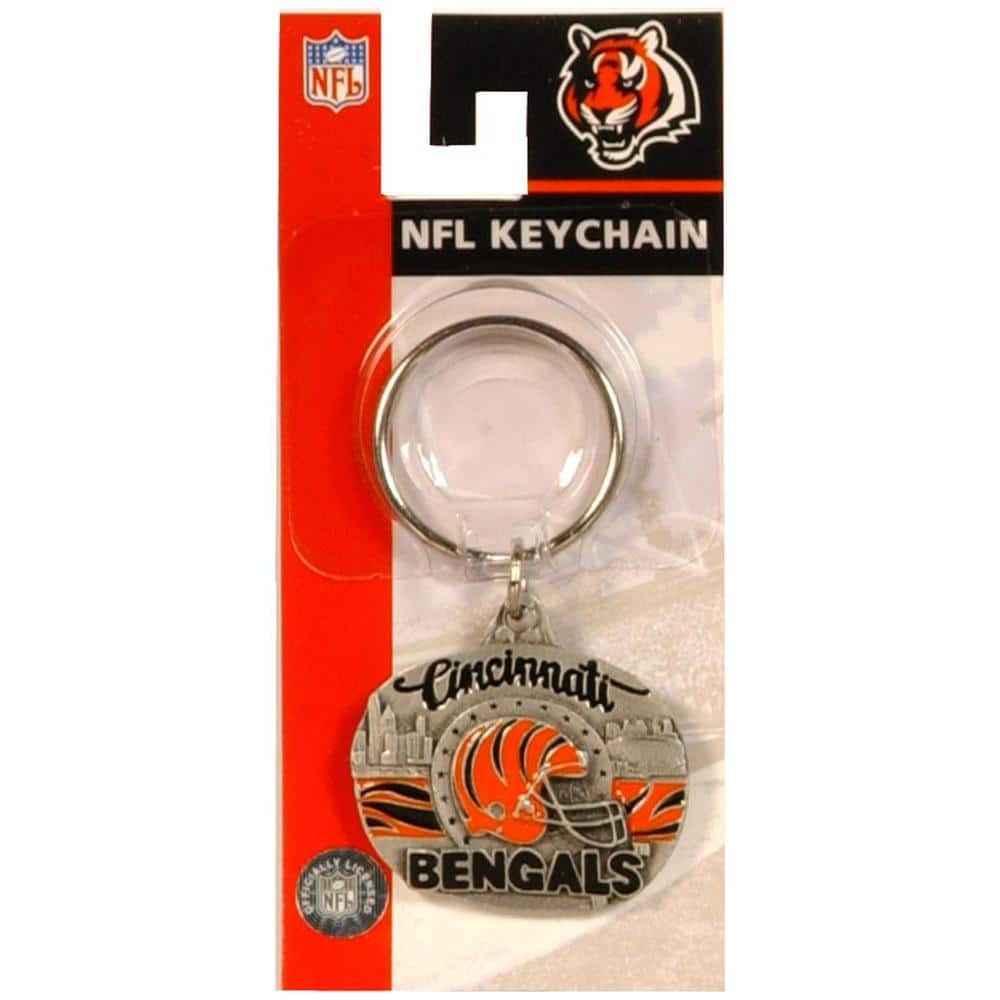 NFL 11oz Ceramic Coffee Cup & Key Fob Keychain Gift Set Evergreen Enterprises, Inc NFL Teams: Cincinnati Bengals