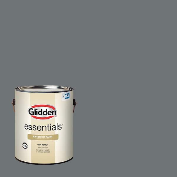 Glidden Essentials 1 gal. PPG1011-5 Improbable Semi-Gloss Exterior Paint