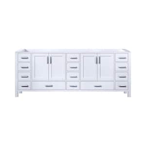 Jacques 84 in. W x 22 in. D White Double Bath Vanity without Top