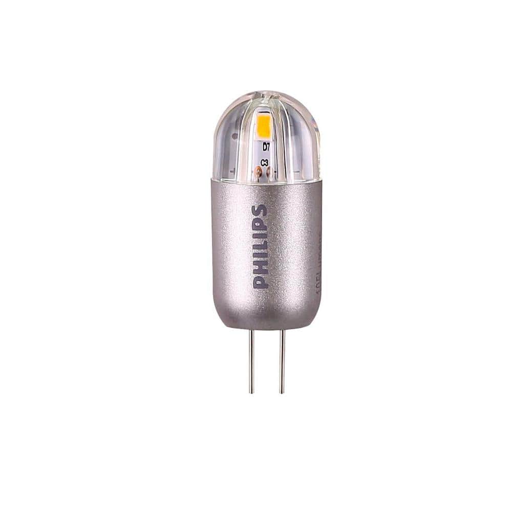 Philips 20-Watt Equivalent G4 Light Bulb Bright White Capsule (1-Pack) 458513 - The Home Depot