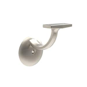 Hand Rail Brackets Collection Handrail Bracket 3-3/16 in. Satin Nickel Finish (10-Pack)