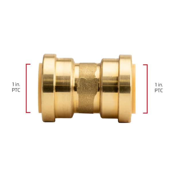 Unbranded 1 Brass Compression Fitting [Lot of 2] NOS