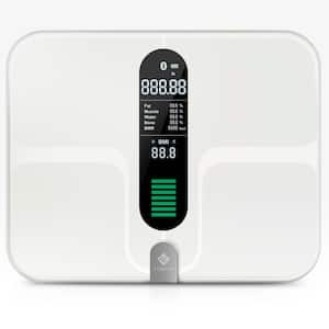 White Ultrawide Smart Fitness Scale