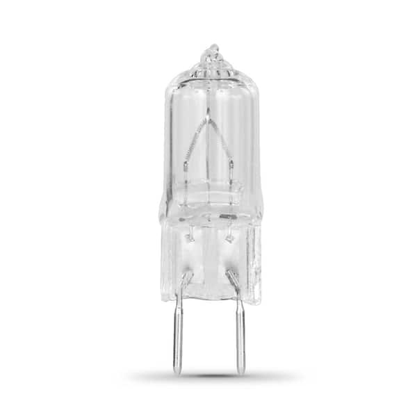 Feit Electric 100-Watt Bright White (2700K) T4 GY8.6 Bi-Pin Base Dimmable Halogen Light Bulb