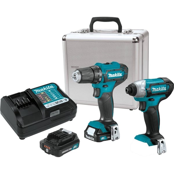 Makita 12V max CXT Lithium-Ion 2.0 Ah Compact Battery Pack BL1021B - The  Home Depot