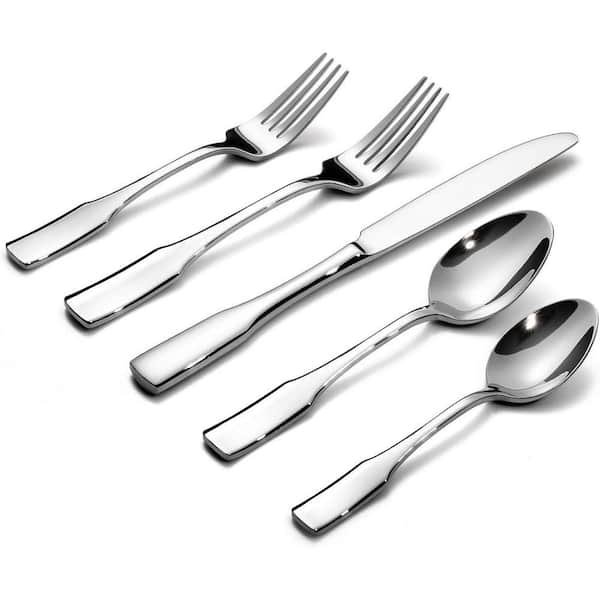 30-Piece Silverware Set Stainless Steel Mirror Polished Cutlery Set (Service for 6)