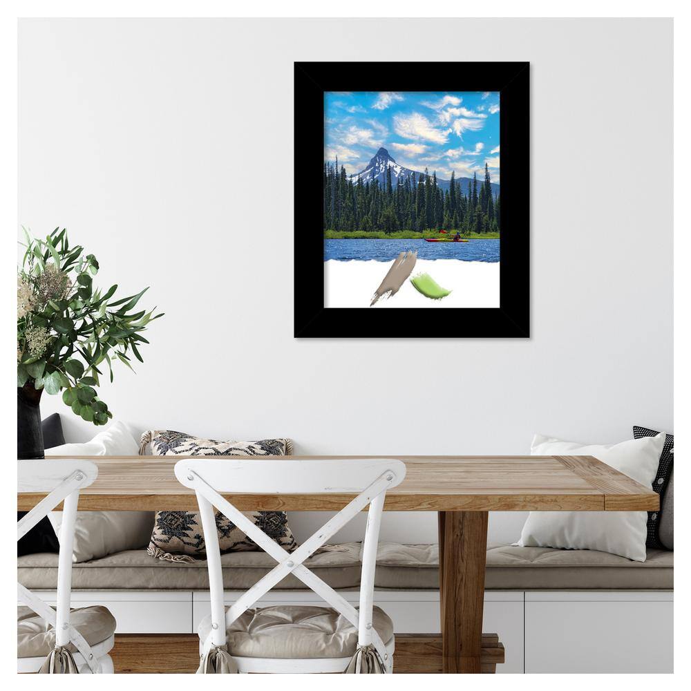 Classic Black Matte Wood Wall Picture Frame