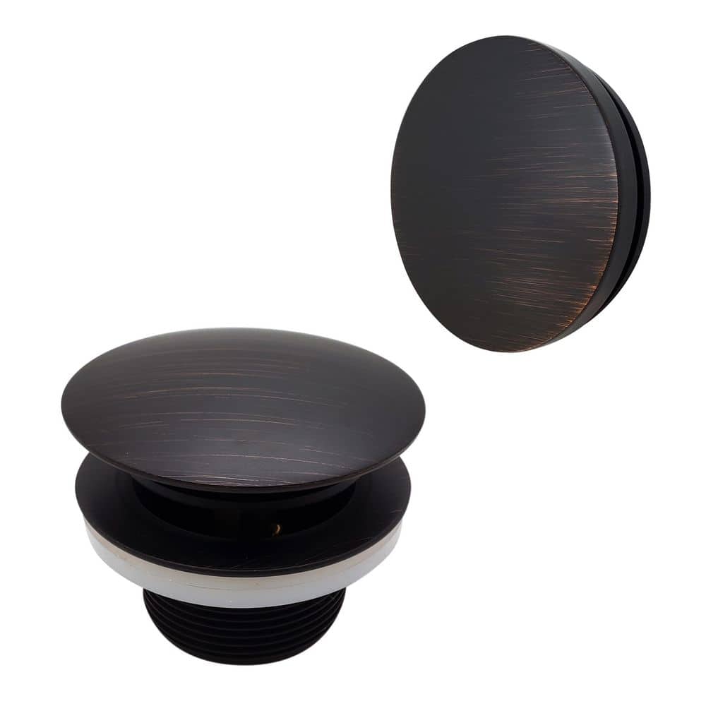 1-1/2 in. NPSM Round Mushroom Coarse Thread Drain with Illusionary Overflow Cover in Antique Bronze price history on PriceWatchPro