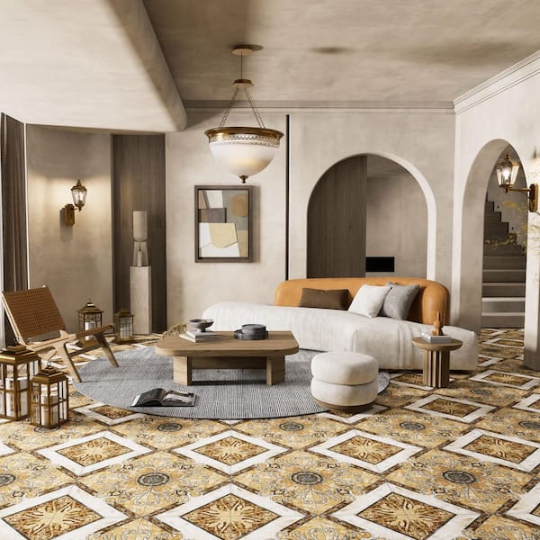 Touba 17-5/8 in. x 17-5/8 in. Ceramic Floor and Wall Tile (17.52 sq. ft./Case)