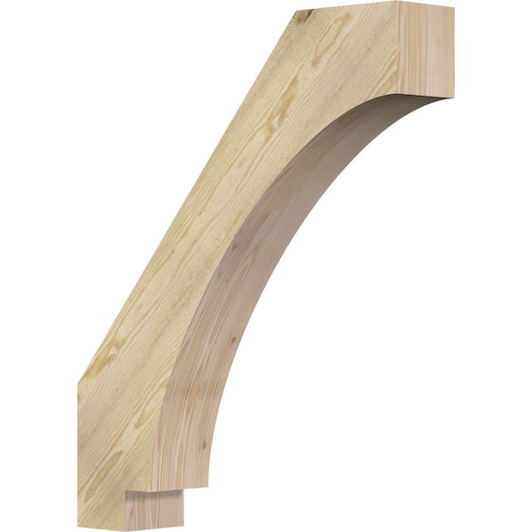 Ekena Millwork 6"W x 30"D x 36"H Imperial Rough Sawn Knee Brace, Douglas Fir