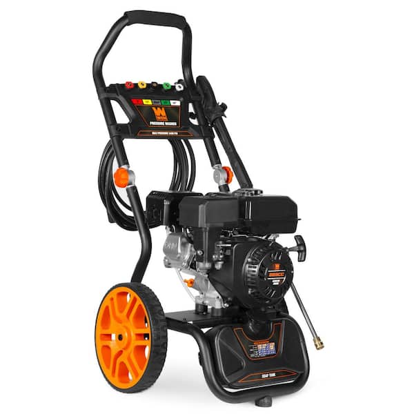 3400 PSI Gas Cold Water Pressure Washer with 223cc Engine, 2.7 GPM Flow Rate and Onboard Soap Tank
