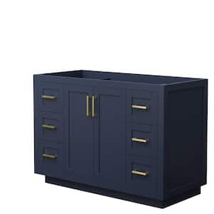 Miranda 47.25 in. W x 21.75 in. D Single Bath Vanity Cabinet Only in Dark Blue