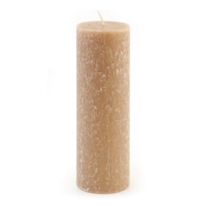 3 in. x 9 in. Timberline Taupe Pillar Candle