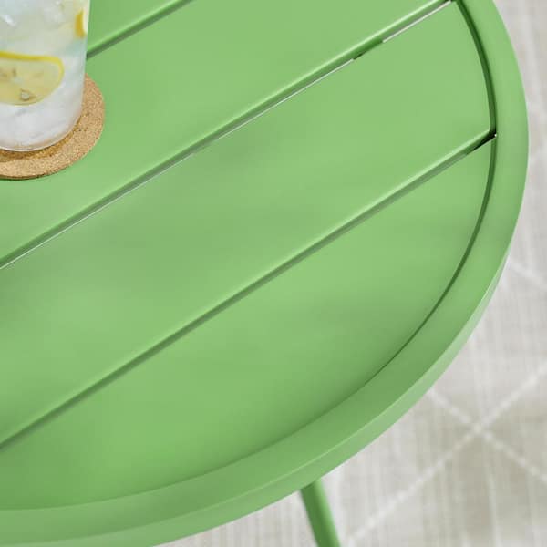StyleWell Mix and Match 24.6 in. Dia. Grass Folding Round Metal