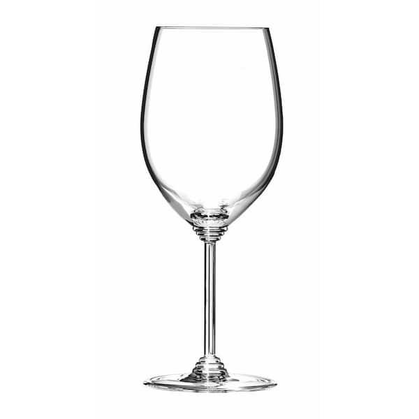 DIAMANTE Stemless White Wine Glasses Pair moderna Undecorated Crystal White Wine  Glasses With No Stem Box of 2 
