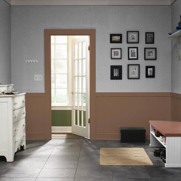 BEHR PREMIUM 1 gal. #S220-6 Baked Sienna Satin Enamel Interior/Exterior  Cabinet, Door & Trim Paint 752301 - The Home Depot