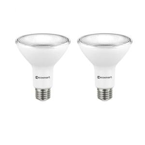 75-Watt Equivalent PAR30 Dimmable Flood LED Light Bulb Bright White (2-Pack)