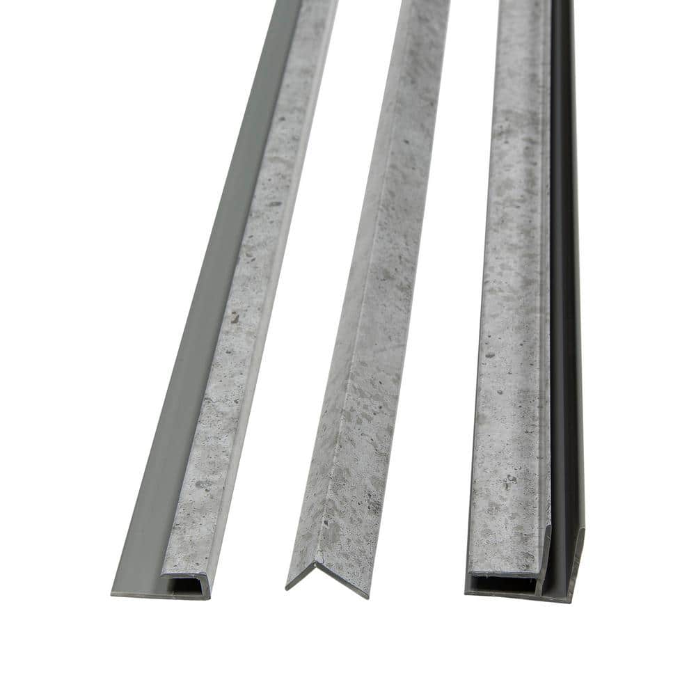 Frost Nickel 94 in. Vinyl Backsplash Accessory Trim Kit price history on PriceWatchPro