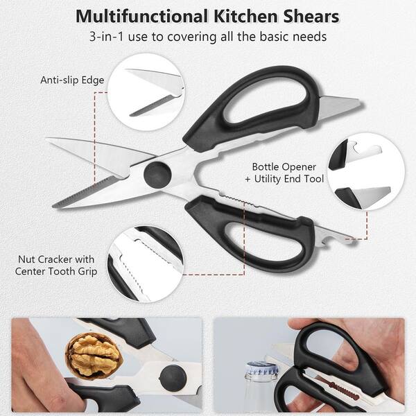 Schmidt Brothers Cutlery 8.5 Multi-Functional Kitchen Shear 