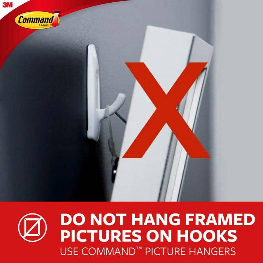 Clear Plastic Mini Self-Adhesive Wall Hooks, 18-Pack