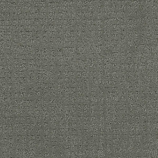 TrafficMaster Wandering Scout - Glade - Gray 28 oz. SD Polyester Pattern Carpet - Installation Required