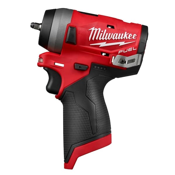 Milwaukee M12 FUEL 12V Lithium-Ion Brushless Cordless Stubby 1/4 in. Impact Wrench (Tool-Only)