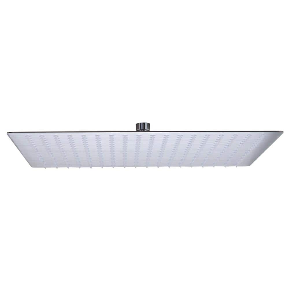 Ultra Thin Brushed Stainless Steel 16" Square Rain Shower Head