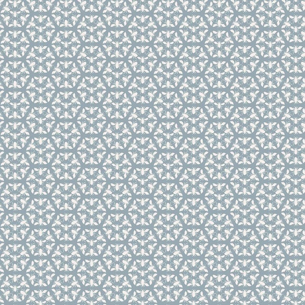 JOULES Honeycomb Bee Haze Blue Matte Non Woven Removable Paste the Wall Wallpaper
