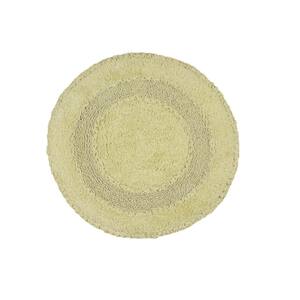Radiant Collection 100% Cotton Bath Rugs Set, 22 in. Round, Green