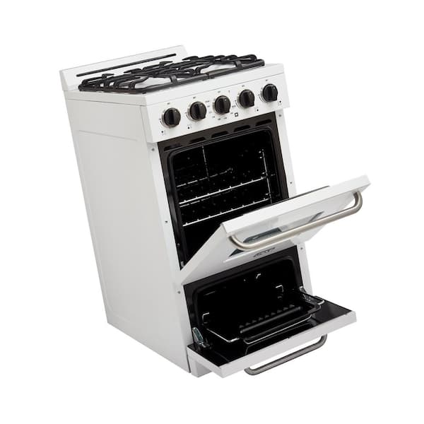 Holiday 20-in 4 Burners 2.4-cu ft Freestanding Natural Gas Range