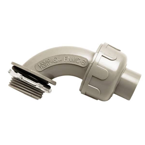 1 in. Liquidtight NM 90 Degree PVC Conduit Fitting Connector (10-Pack)