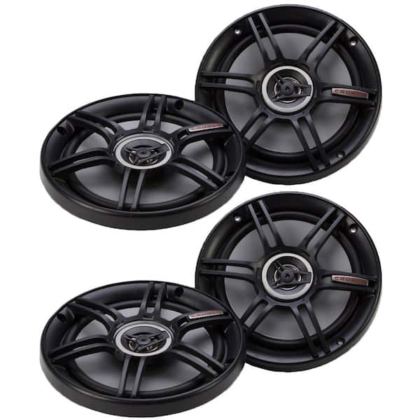 MAXXSONICS Crunch 300-Watt 6.5 in. Coax Shallow 4 Ohms CS Speakers (2-Pack)