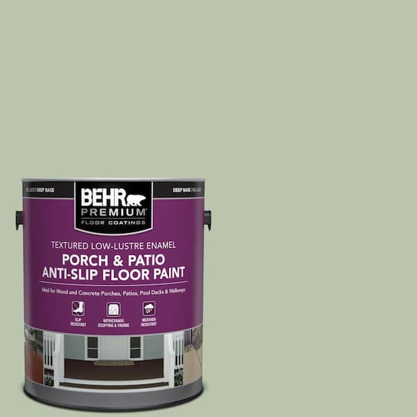 BEHR PREMIUM 1 gal. #PPU11-10 Whitewater Bay Textured Low-Lustre Enamel Interior/Exterior Porch and Patio Anti-Slip Floor Paint