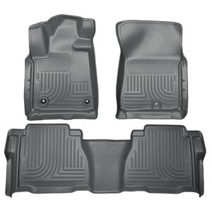 Husky Liners Weatherbeater Floor Mats fit 2007-2011 Toyota Tundra Double Cab