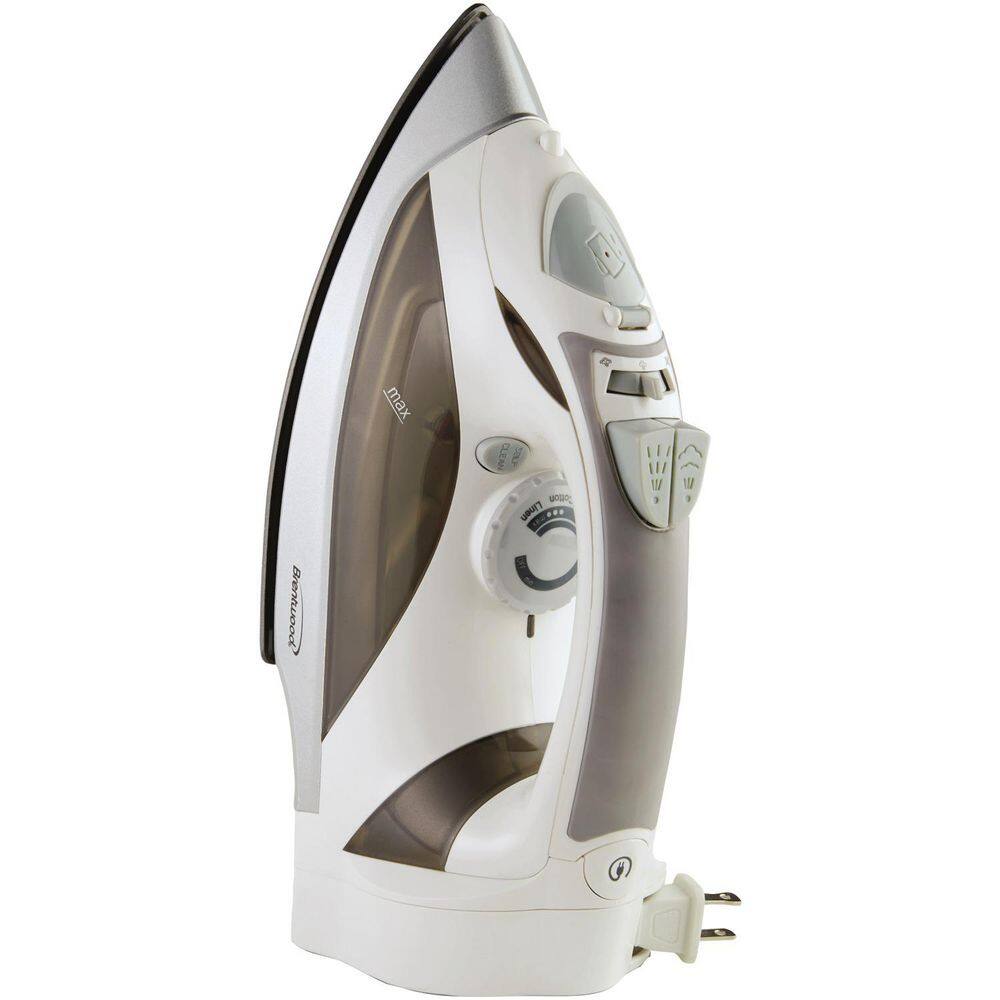 1,200-Watt Nonstick Steam Iron with Retractable Cord in White price history on PriceWatchPro